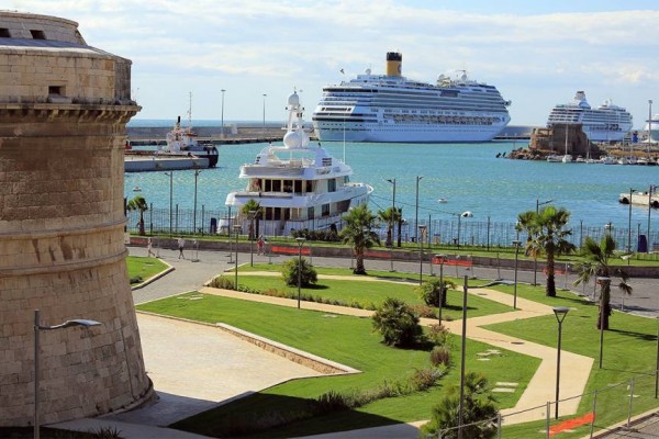 Long Positano Civitavecchia Port